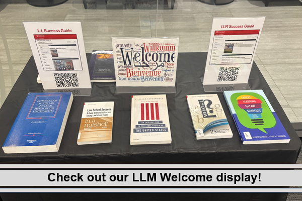 2025 LLM Welcome Display